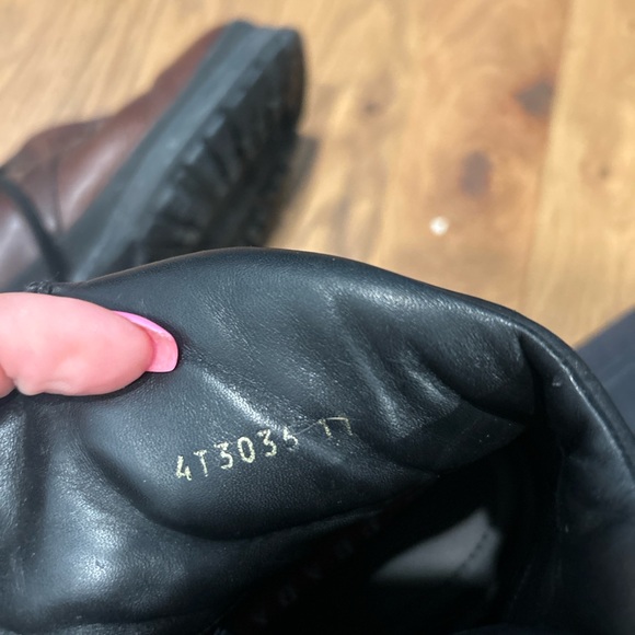 Prada Men’s Leather Lug Sole Combat Boots – US 11 – Made in Italy - Picture 5 of 5